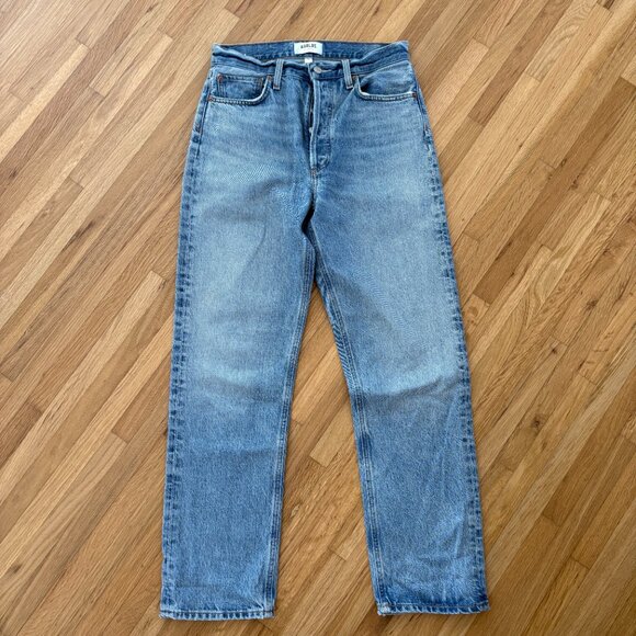 AGOLDE '90s Pinch Waist High Waist Straight Leg Jeans - Picture 5 of 6